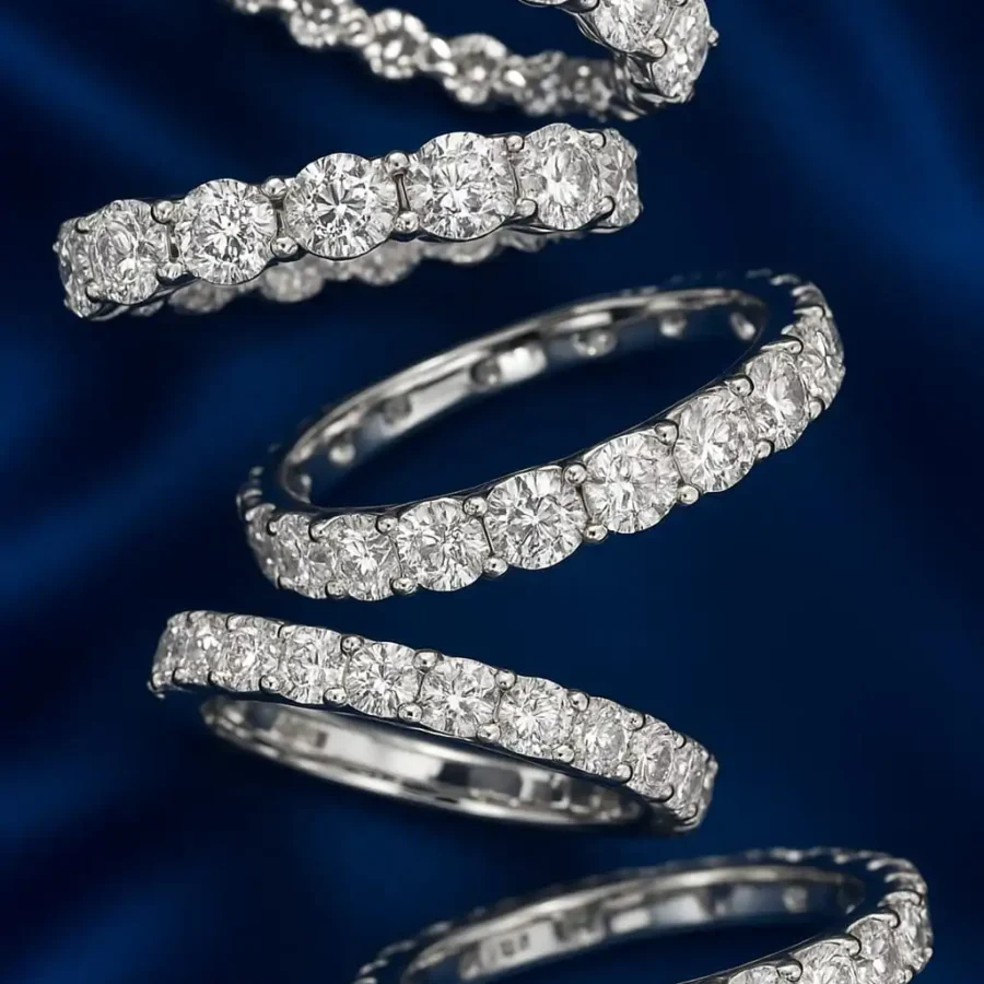 Alliance éternité rivière de diamants - ZVertu Jewels