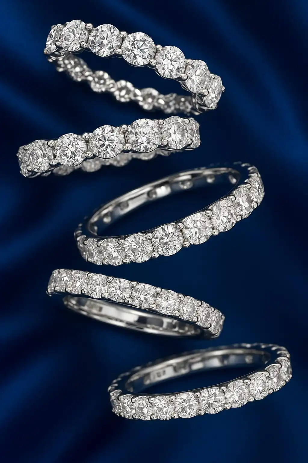 Alliance éternité rivière de diamants - ZVertu Jewels